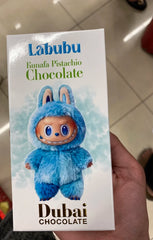 Labubu Blue Kunafa & Pistachio Chocolate Bar